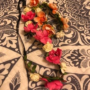 2 Flowered head bands/ crowns